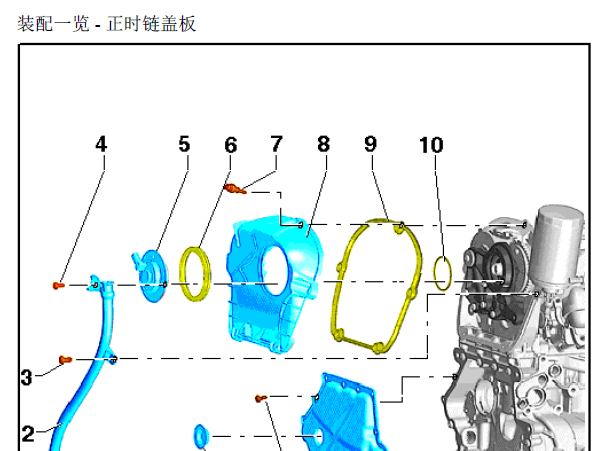 12年奥迪A4  1.8 CDHA正时资料