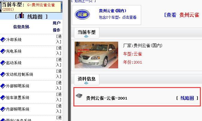 2001年贵州云雀电路图