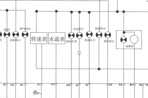 依维柯水温表电路图