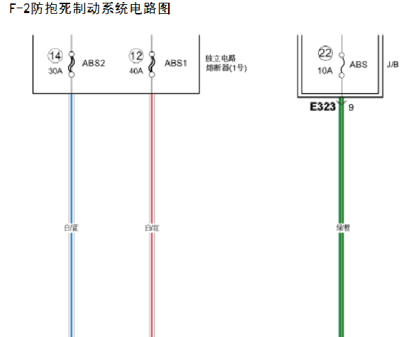 2015年奥拓ABS 电路图