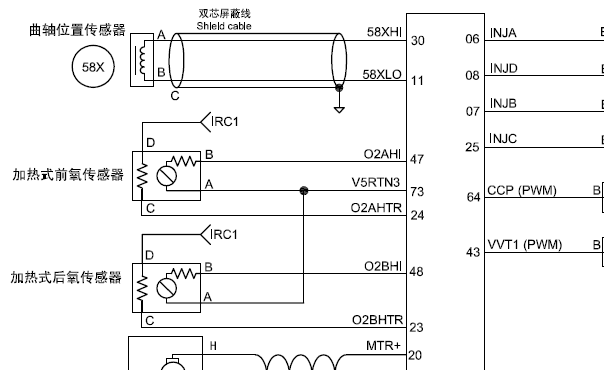 德尔福MT22.1电脑电路图