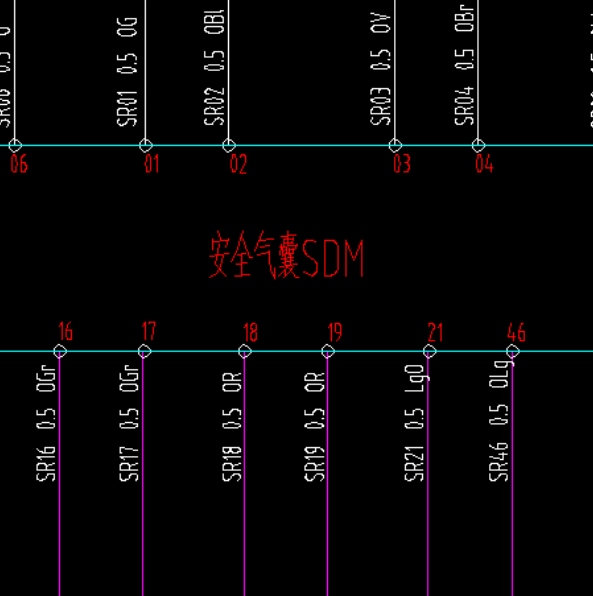 12年力帆X60气囊线路图