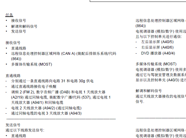 2013年奔驰ML320机电盒相关资料