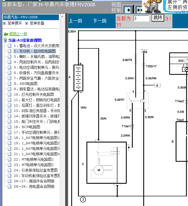 08年骏捷全车线路图