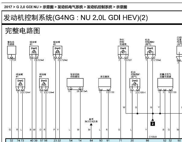 2017年起亚K5发动机维修手册