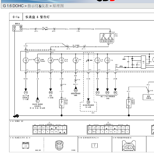 07年赛拉图仪表线路及针脚