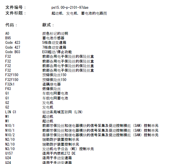 11年奔驰E260L CGI电源电路