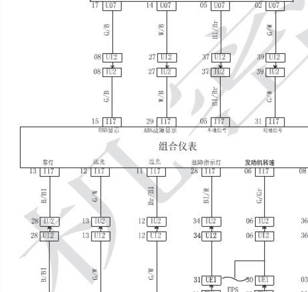 15年幻速S3车身电器相关线路图