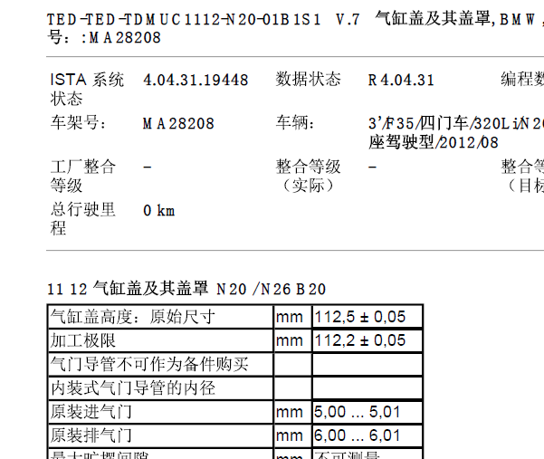 2012年宝马320LI 发动机扭矩