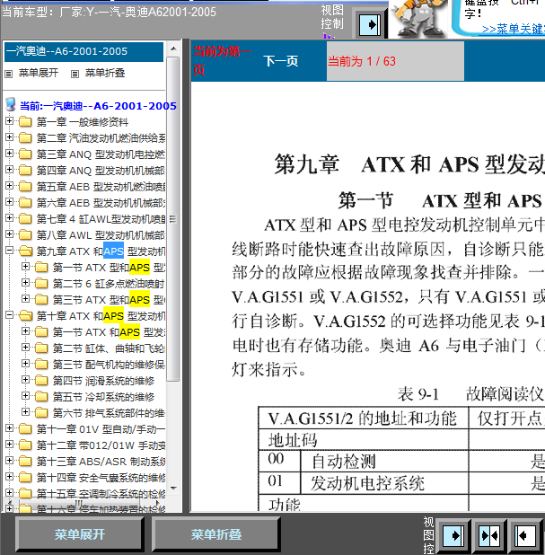 03年奥迪A6全车维修手册