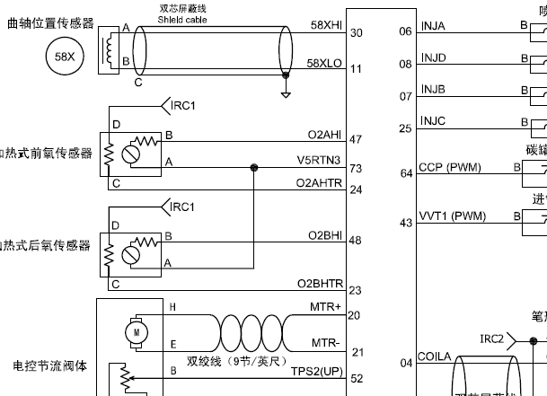 德尔福MT22.1电脑电路图