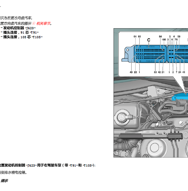15年奥迪A5发动机针脚