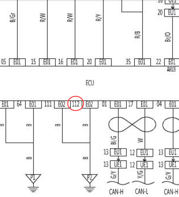 16年幻速H3F 112针发动机线路图