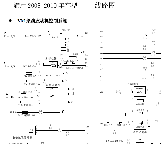 黄海493发动机电路图