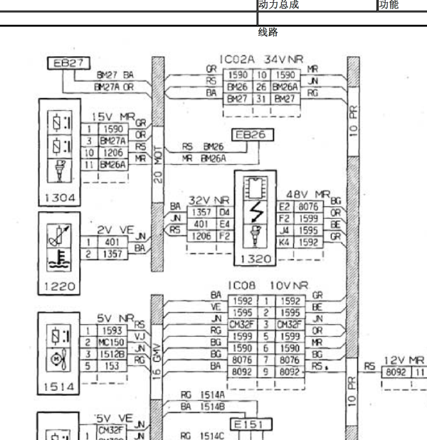 EW10J4发动机线路图