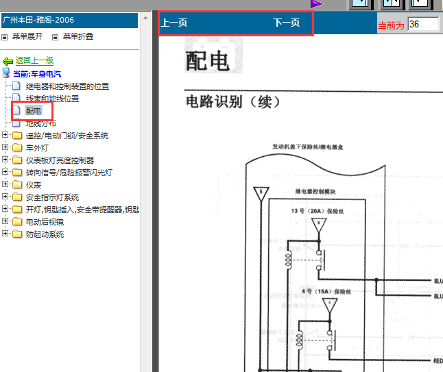 06年本田雅阁保险盒电路图