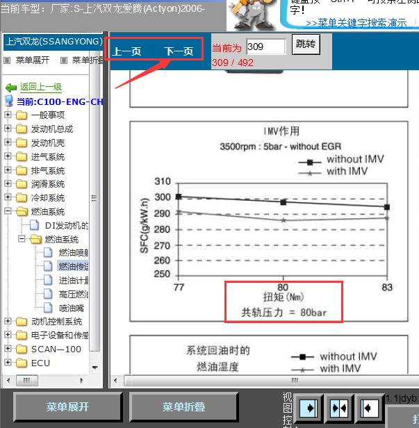 08年双龙爱腾共轨压力值