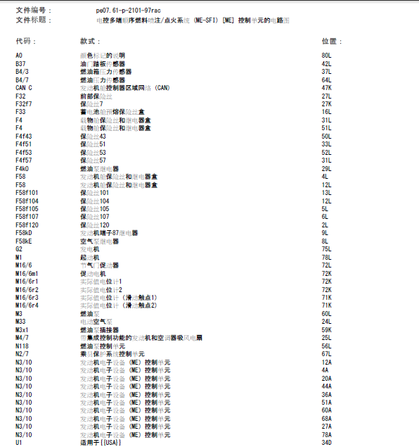 08年奔驰R500发动机线路图