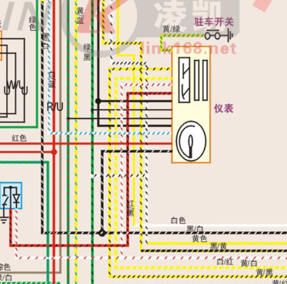 03年佳宝仪表线路图