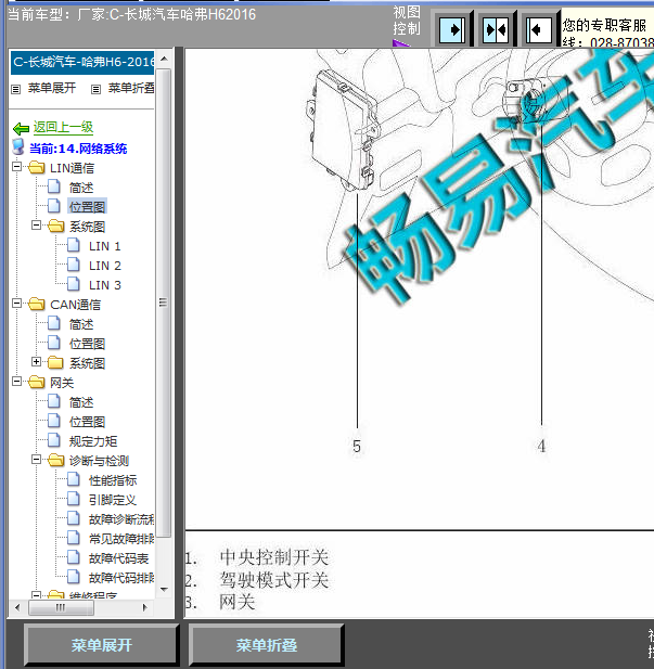 16年H6网关相关位置图