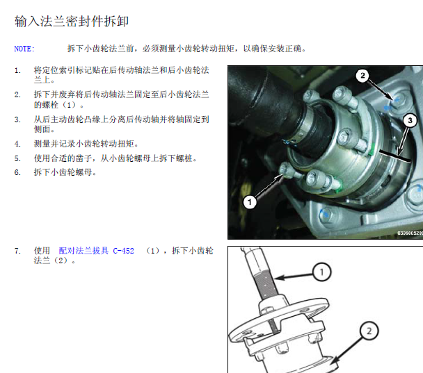 2015年吉普自由光后传动轴油封资料