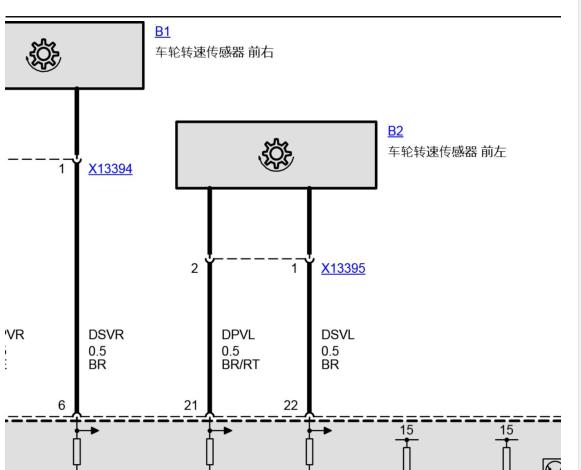 10年宝马X3  ABS电路图