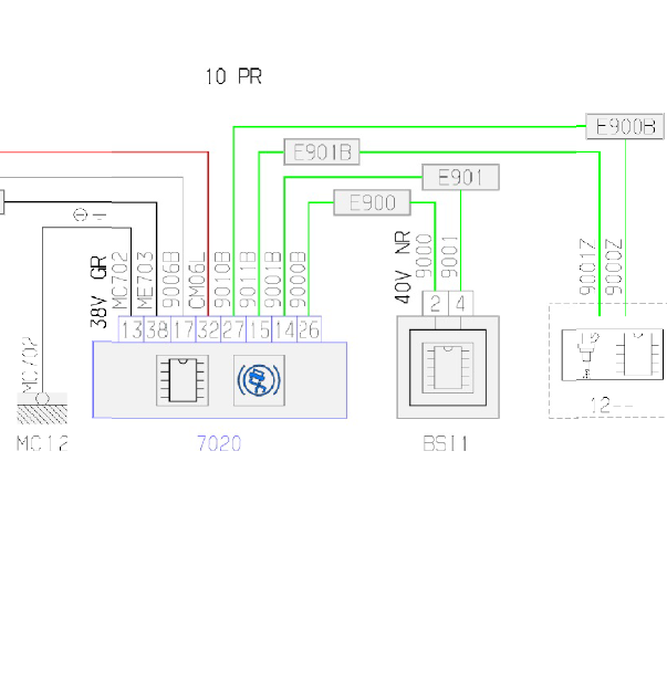 标致307 ABS线路图