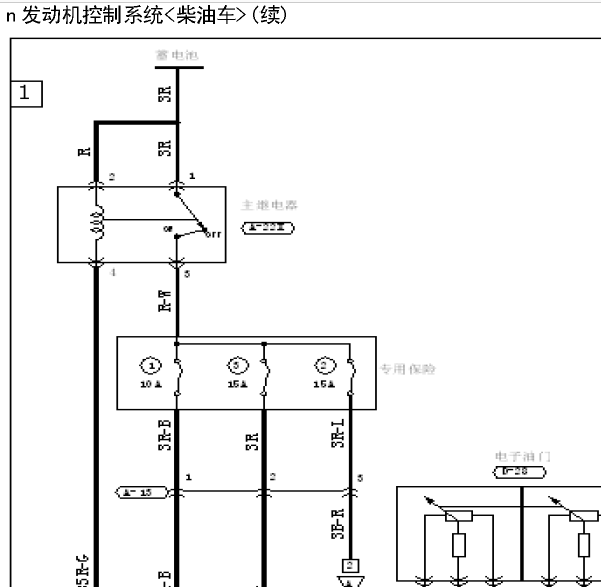 猎豹黑金刚DK4A发动机电路图