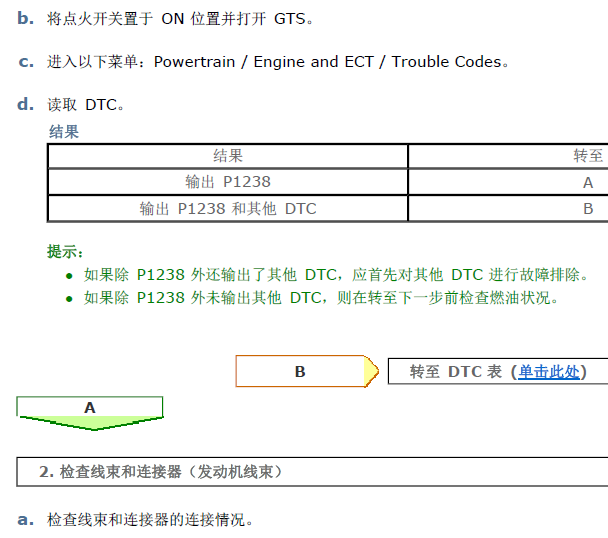 丰田酷路泽P1238故障码资料