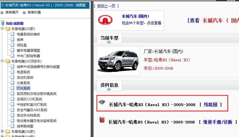 2005-2008年长城哈弗H3电路图