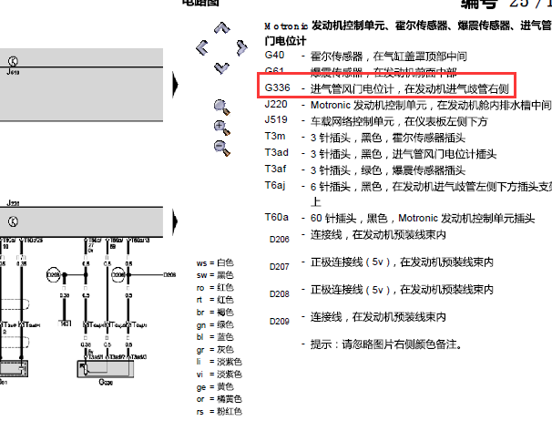 2009年斯柯达明锐发动机电路图