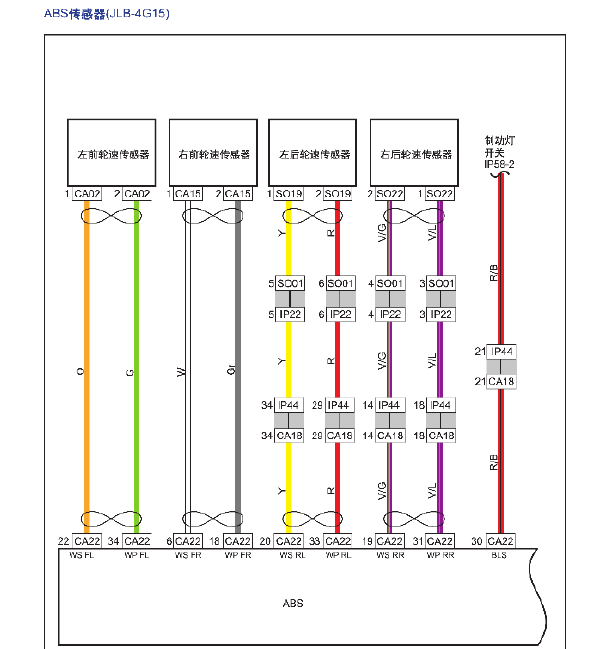 14年英伦SC6 ABS线路图
