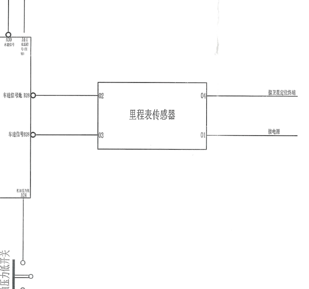 依纵柯里程表传感器电路图