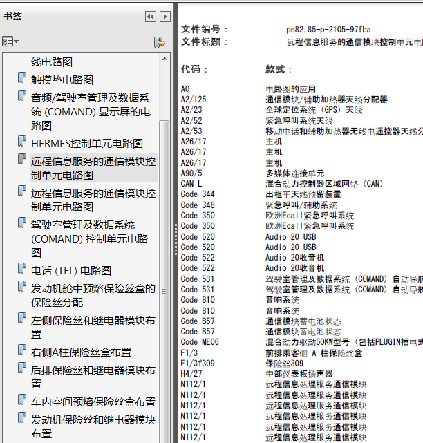 15年奔驰C200L GPS线路图