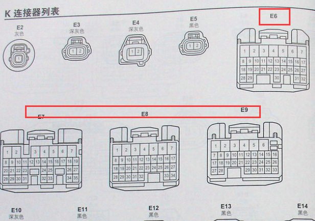 09年丰田皇冠3UZ发动机针脚