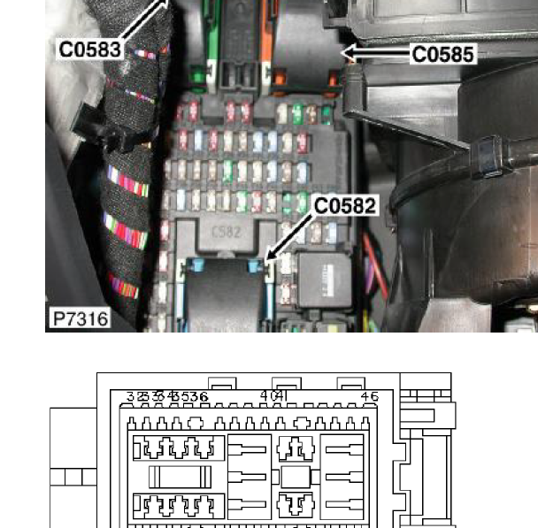 2016年路虎揽胜保险丝和继电器资料