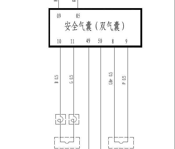 奇瑞风云2气囊电路图