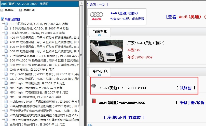2008-2009年奥迪A6电路图