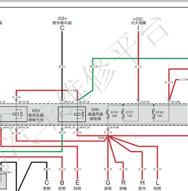 4A15点火线圈线路图