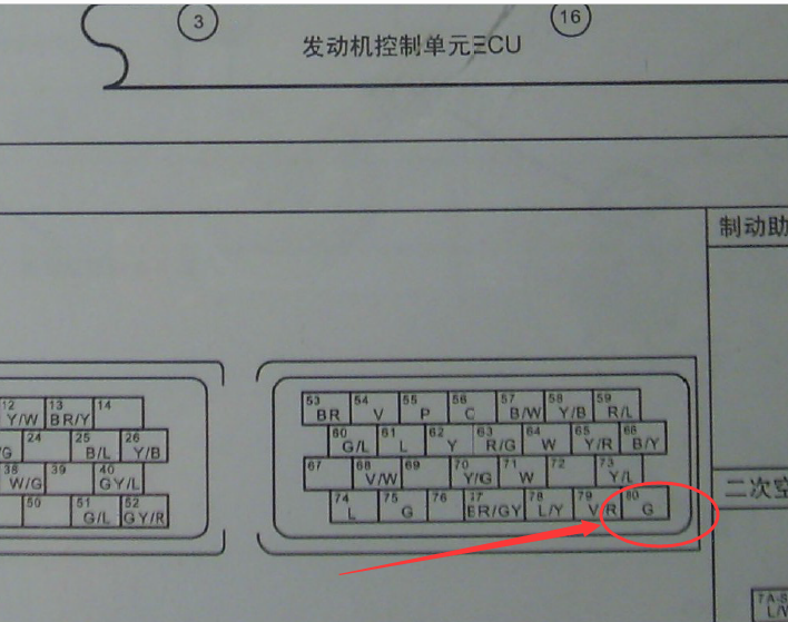 09年奔腾B50发动机线路图