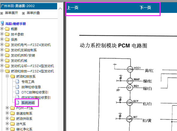 02年奥德赛发动机电路图