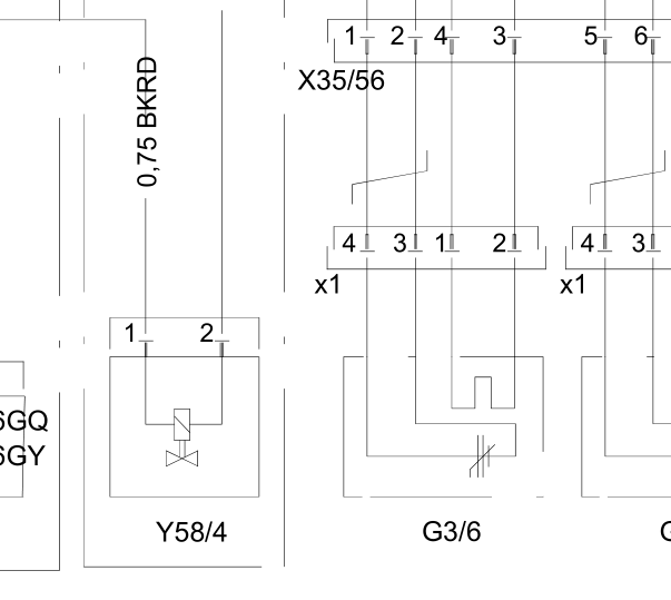 2011年奔驰G55AMG二次空气泵线路图