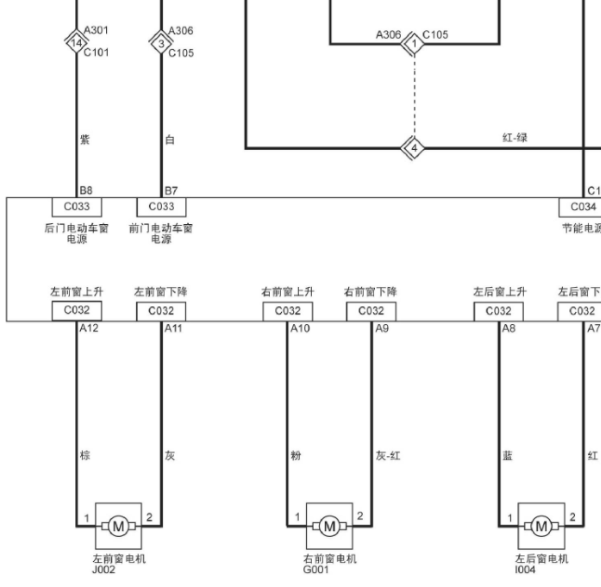 北汽福田拓路者车身线路图