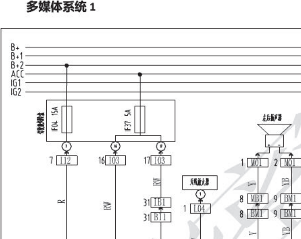2016年幻速S6多媒体电路图