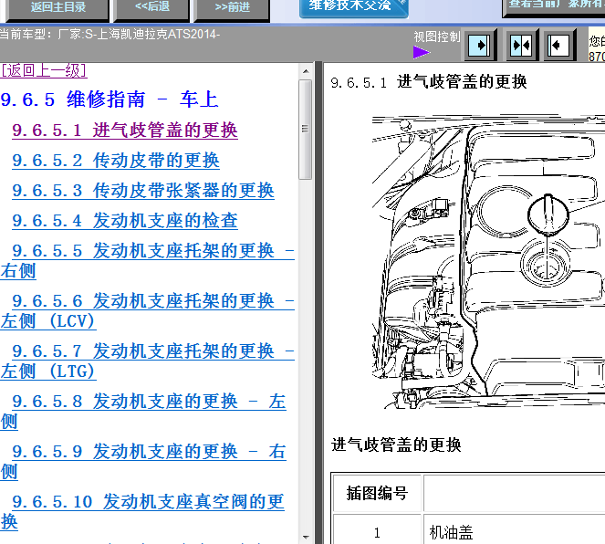 14年凯迪拉克ATS发动机维修手册 