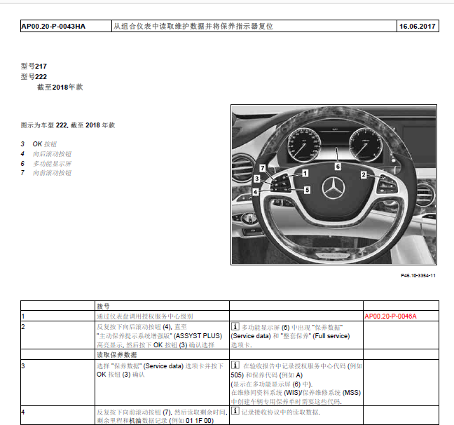 18年奔驰迈巴赫保养灯归零