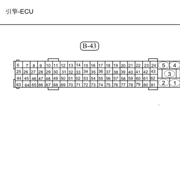 4A91发动机针脚资料