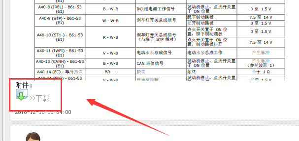 2017年丰田雷凌发动机针脚资料