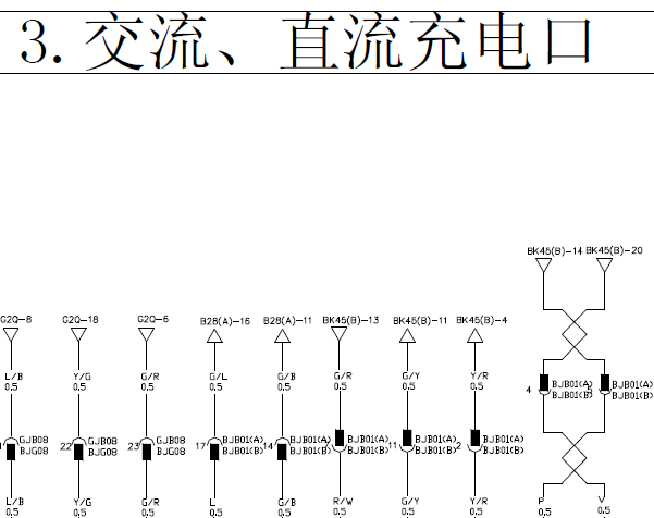 2017年比亚迪秦充电电路图