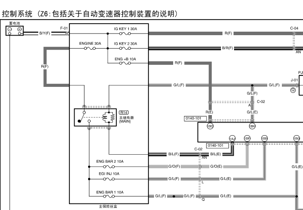 马自达3 Z6发动机电路图